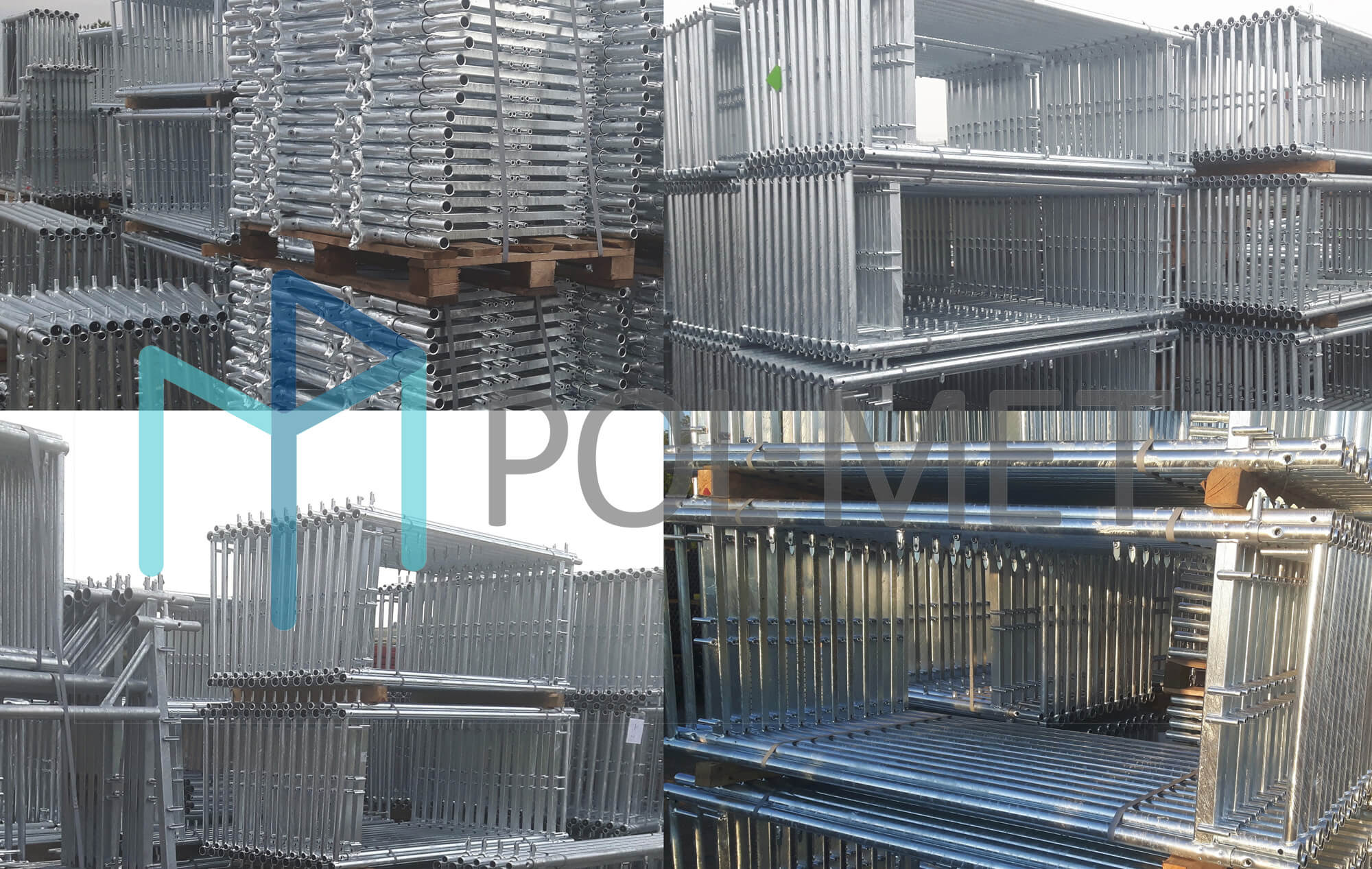 POL-MET scaffolding facade, construction, tubular, modular, plettac